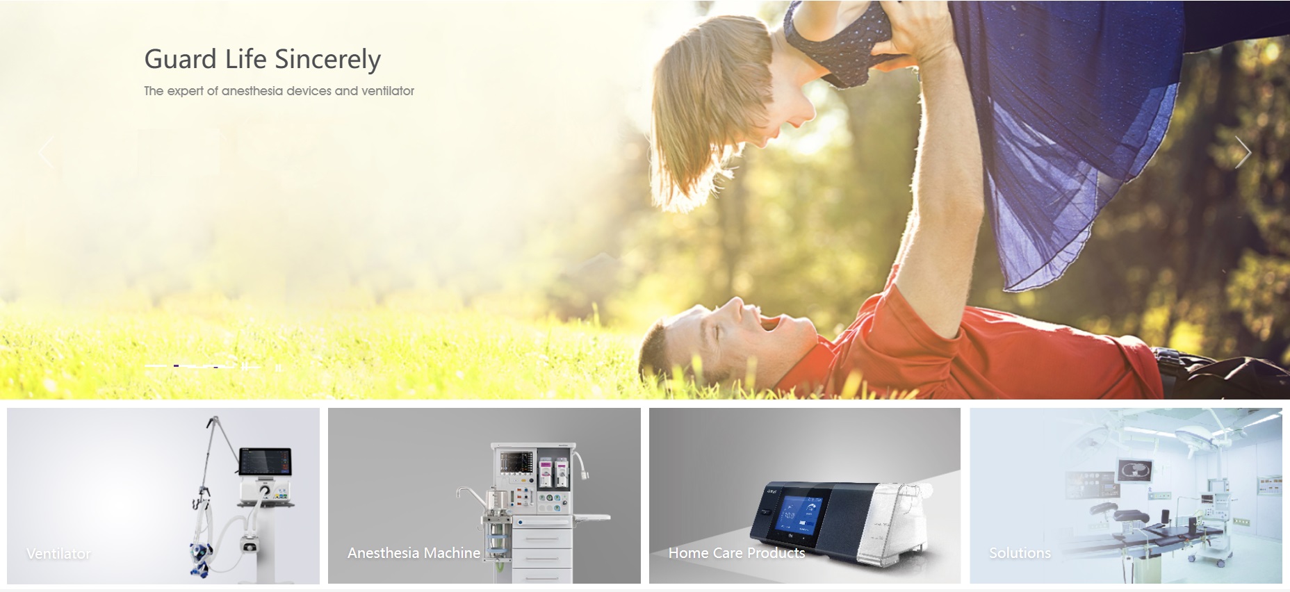 Medical equipment and healthcare solutions visual